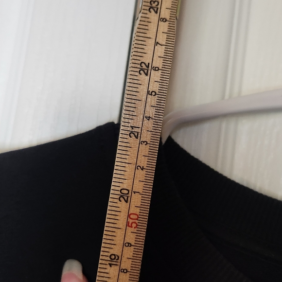 H&M Black Sweater with Eyelet Sleeves - Size Large - Picture 8 of 8